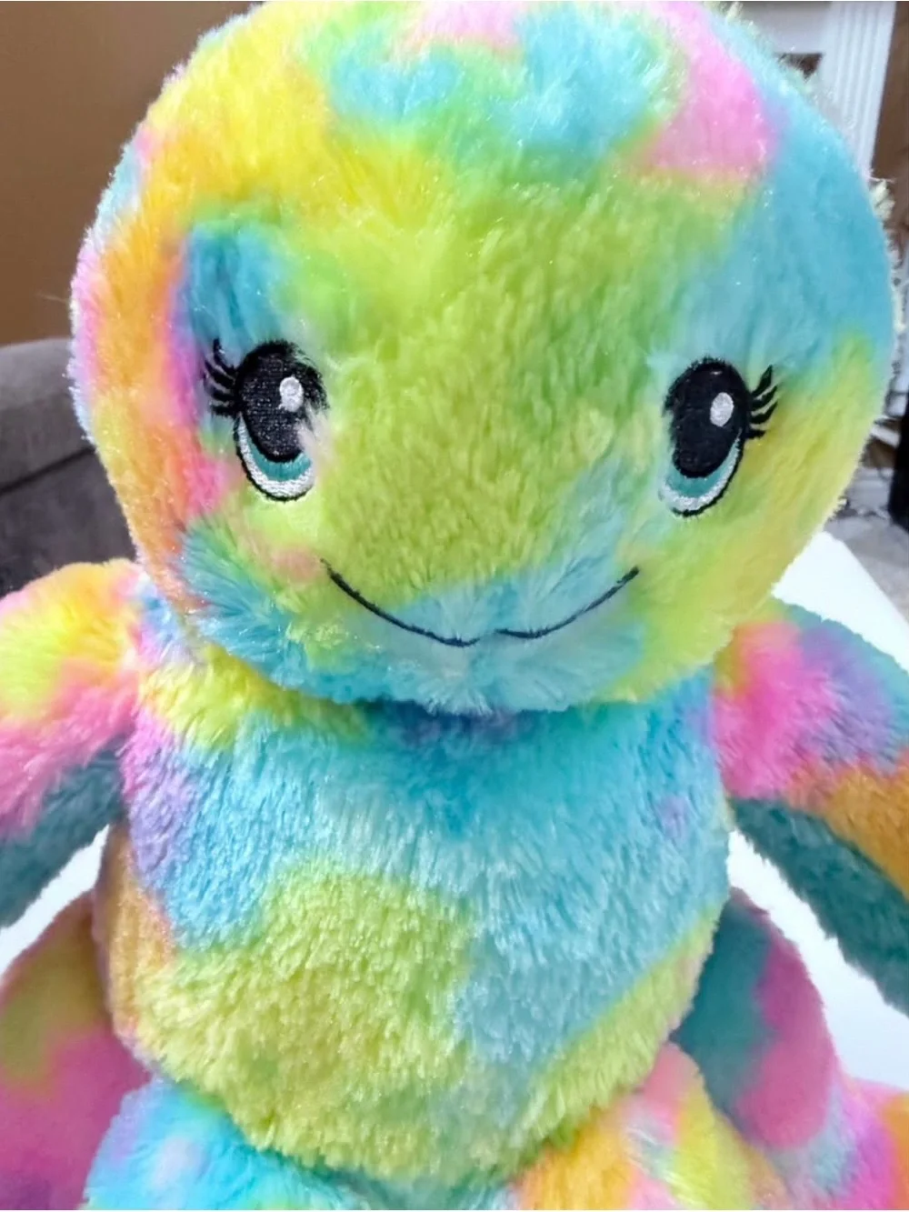 Build a bear Tie-Dye Octopus Stuffed Toy - Soft Cuddly Pet Reptile Accessory